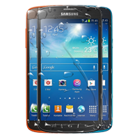24 Stunden Display Reparatur Samsung Galaxy S4 I9505 Glasbruch Reparatur Blau 