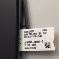Sony Z1 comp - Label links unten hinter SIM Klappe